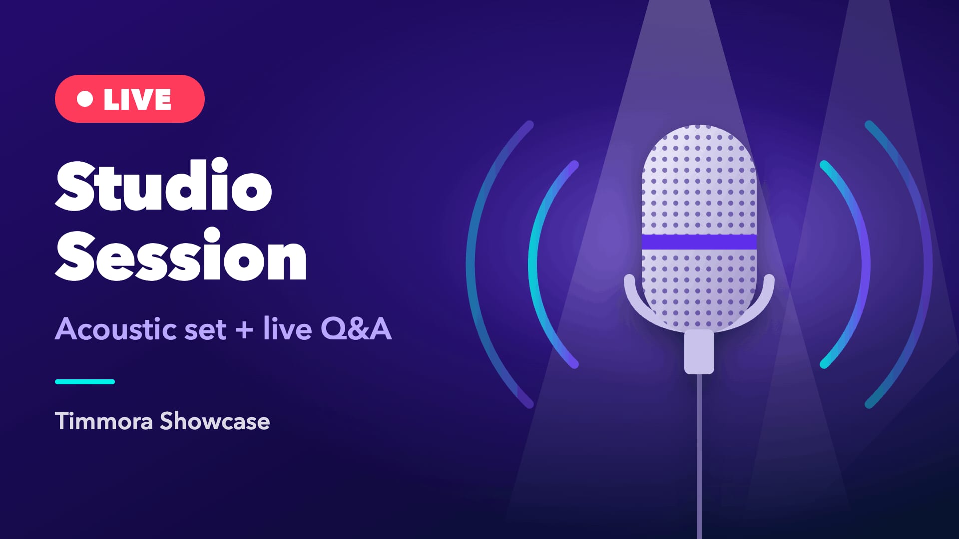 Studio Session: Acoustic Set + Live Q&A